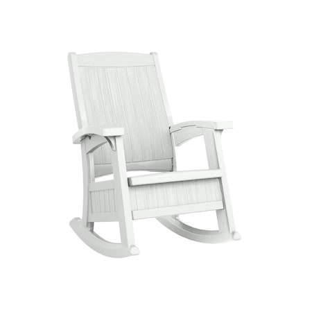 Suncast Elements Ice Cube Rocking Chair with Storage BMRC1001